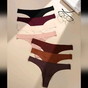 New Shein 7 pack seamless thong panties